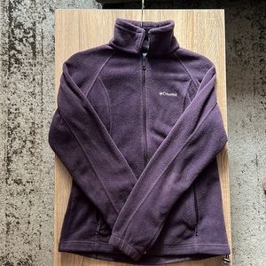 Columbia Purple Zip Up Fleece